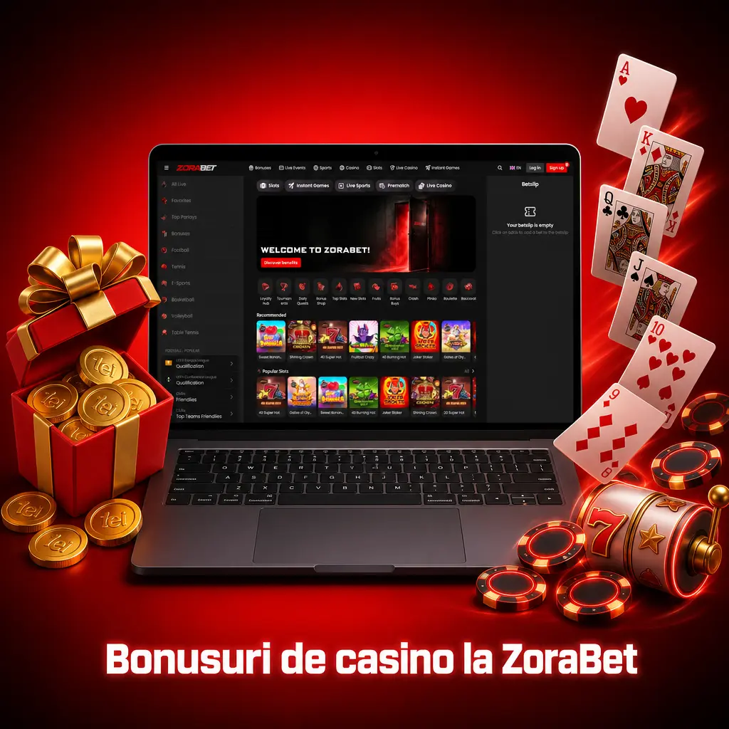 Bonusuri de casino ZoraBet: reîncărcare, turnee de sloturi, cashback și Happy Hour la mese live, cu condiții afișate în cont.