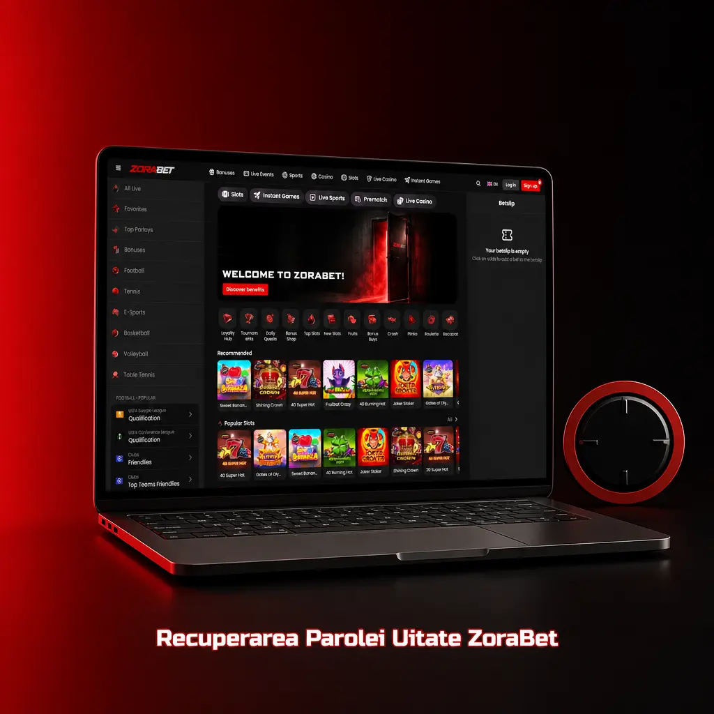 Recuperare parolă uitată ZoraBet: pași simpli pentru resetarea parolei din pagina de autentificare a contului