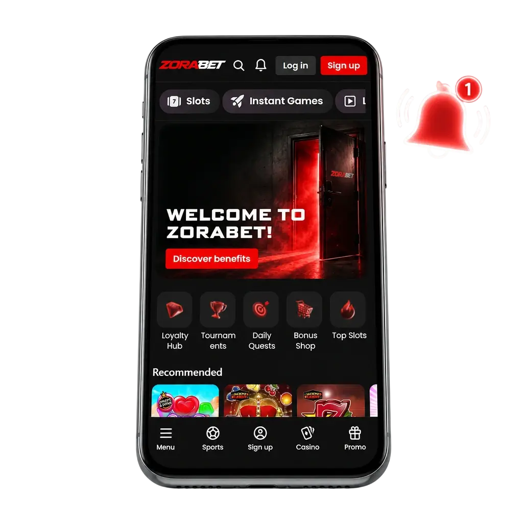 Setări pentru notificări push ZoraBet: depuneri, rezultate pariuri, meciuri live, alerte sesiune și promoții disponibile