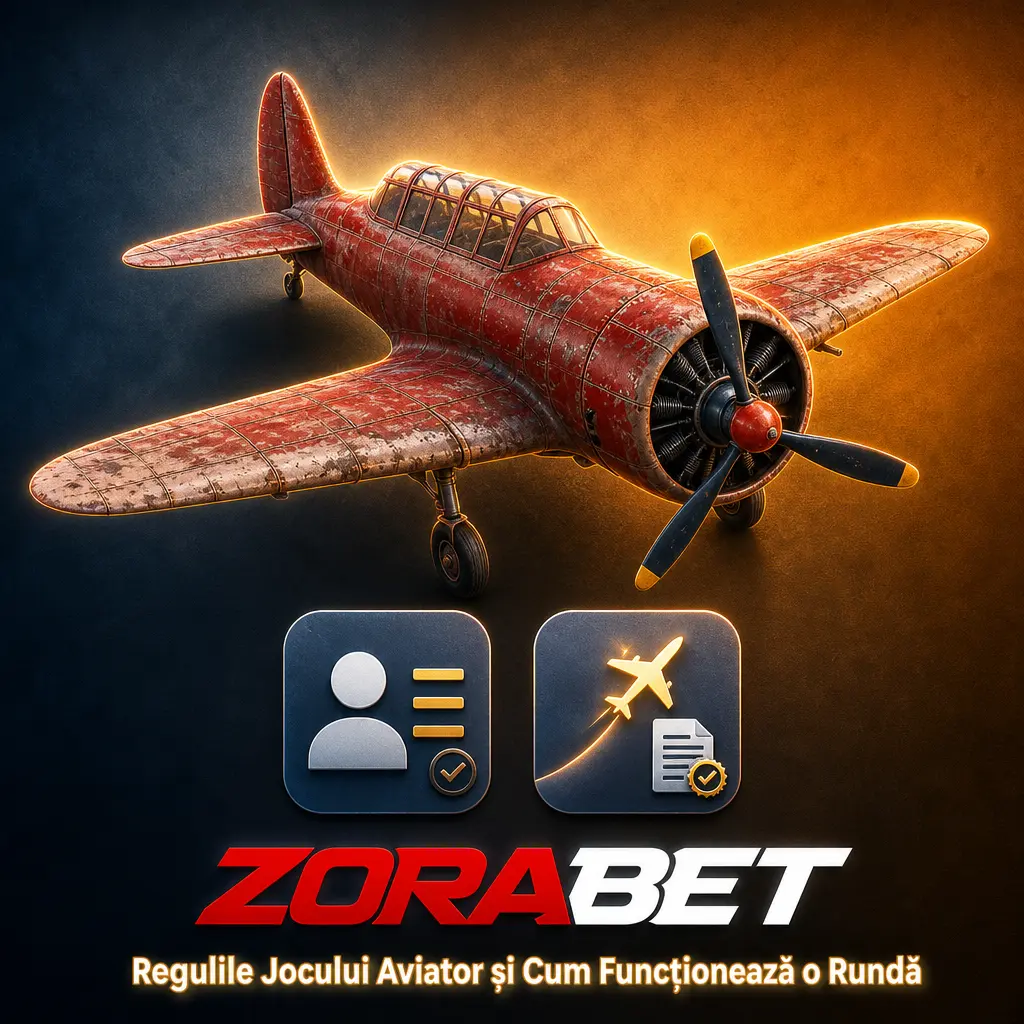 Regulile jocului Aviator la ZoraBet: miză, cash-out manual sau automat și mecanism provably fair pentru rezultate corecte.