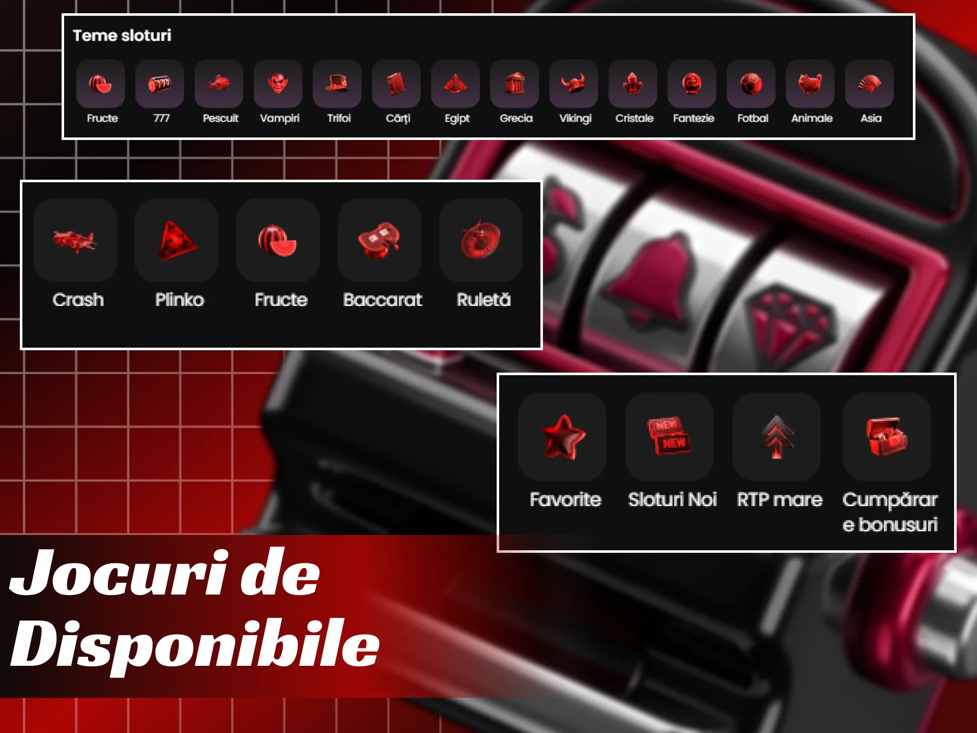 Selecție bogată de jocuri de cazinou online pentru utilizatorii ZoraBet.